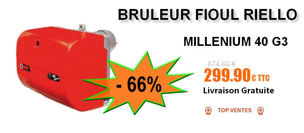 Promo 2018 Bruleur Fioul Riello